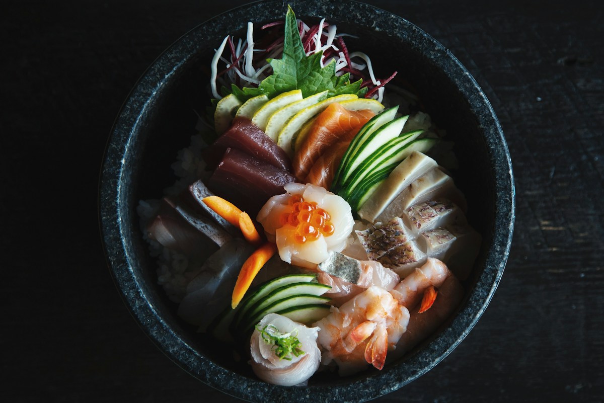 Bowl de sashimi variado