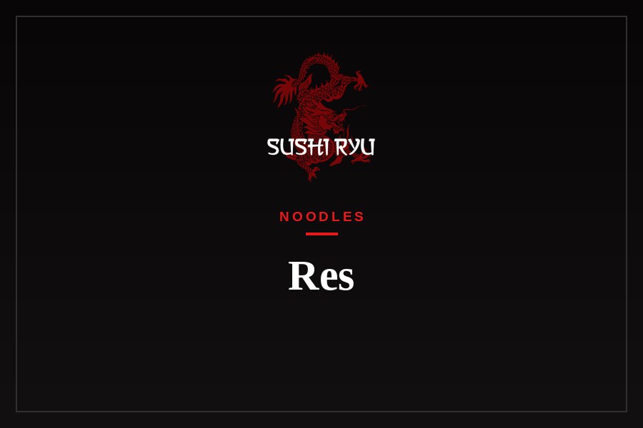 Noodles de Res