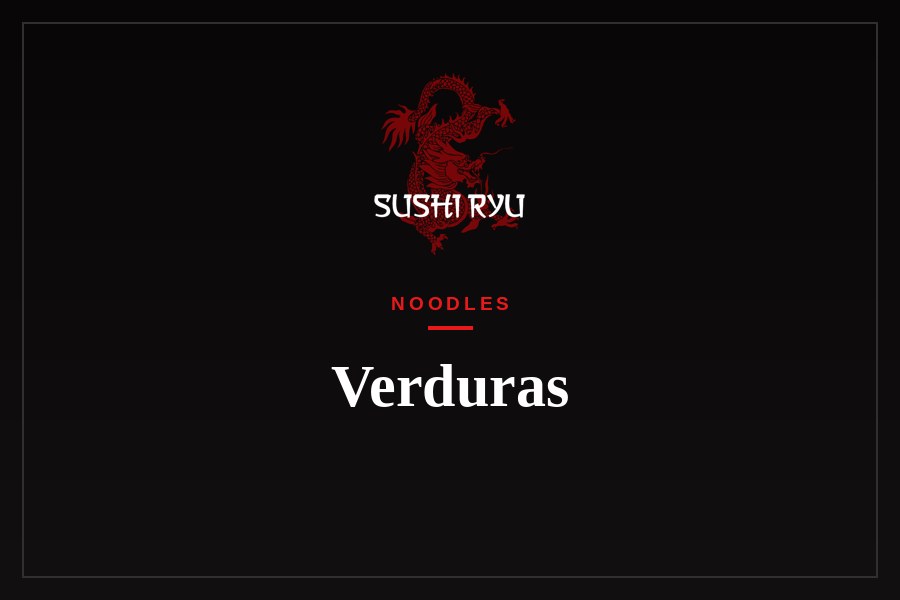 Noodles de Verduras