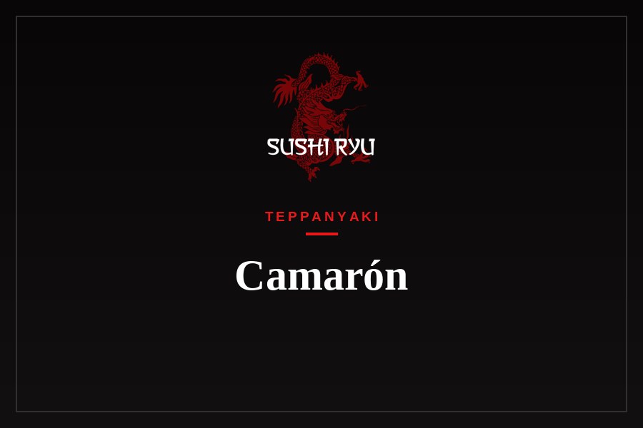 Teppanyaki de Camarón