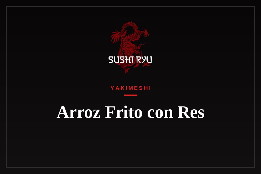 Arroz Frito con Res